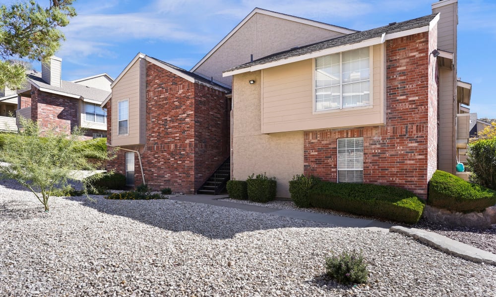 Exterior at The Chimneys Apartments in El Paso, Texas