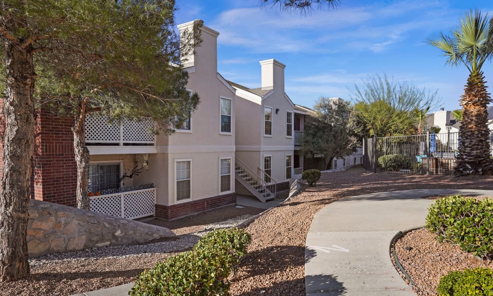 Exterior at The Crest Apartments in El Paso, Texas