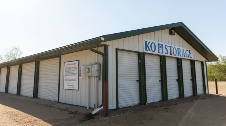 Exterior of outdoor units at KO Storage of Knapp in Knapp, Wisconsin