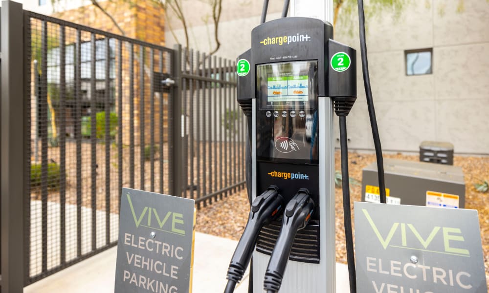 Electric Vehicle parking   at Vive in Chandler, Arizona