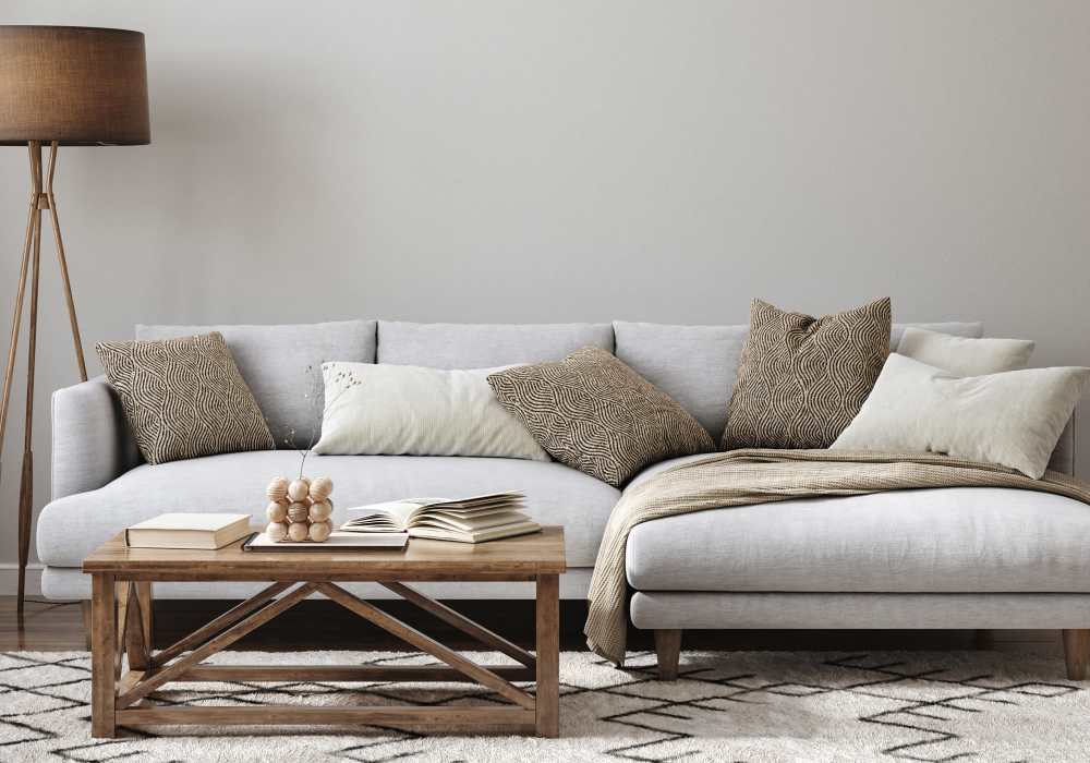 Living room with a couch at Heritage Park Apartments & Townhomes in Webster, New York