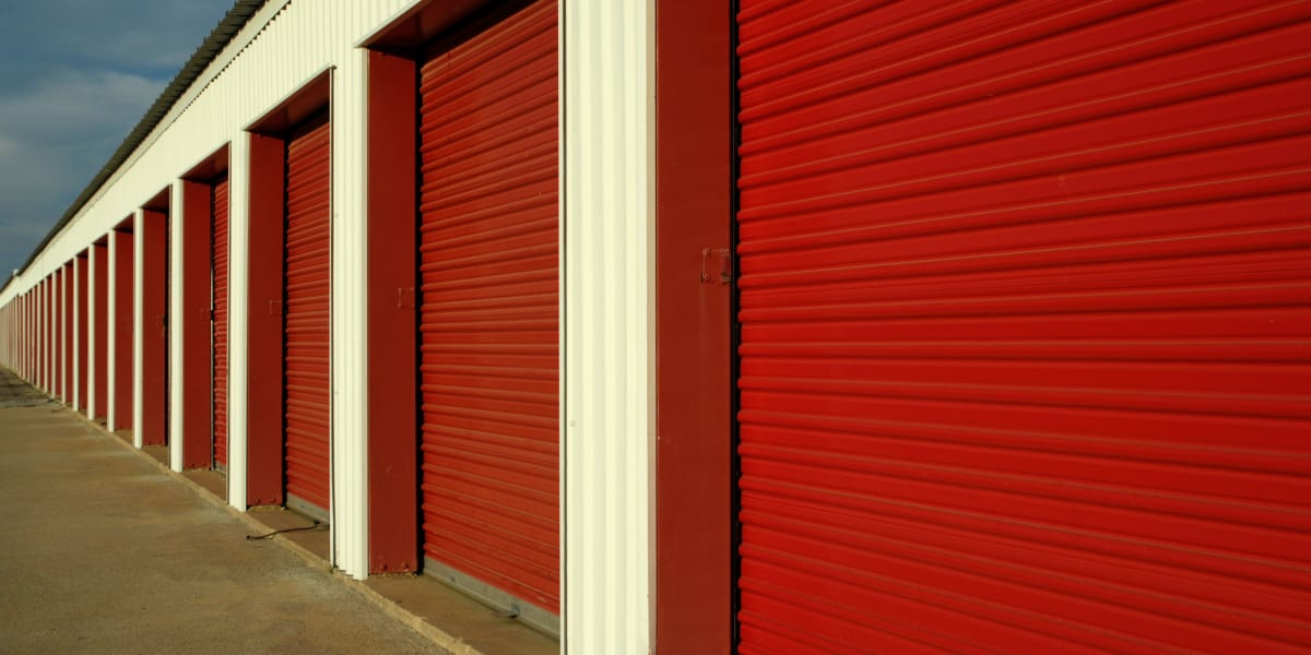 Drive-up storage units at Another Closet Storage in Edinburg, Texas