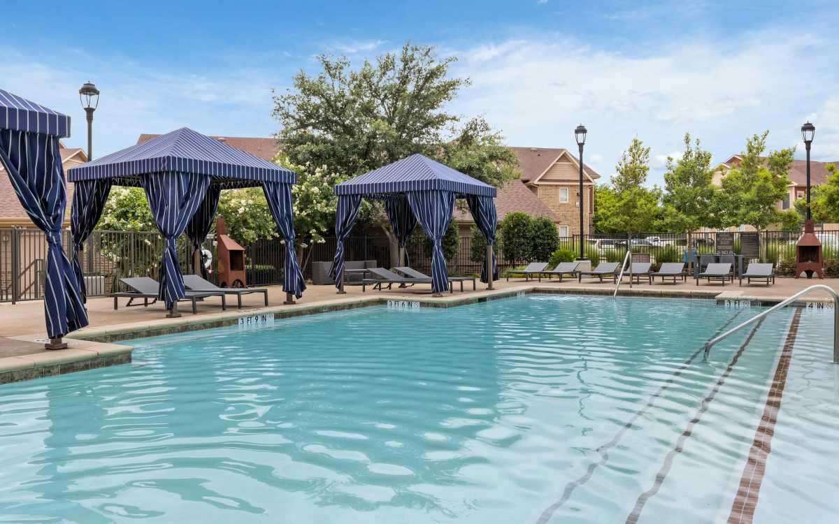 Community pool at Ashwood in Pflugerville, Texas    