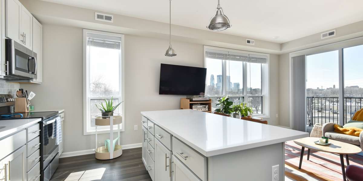 Kitchen at Serene Apartments in Minneapolis, Minnesota