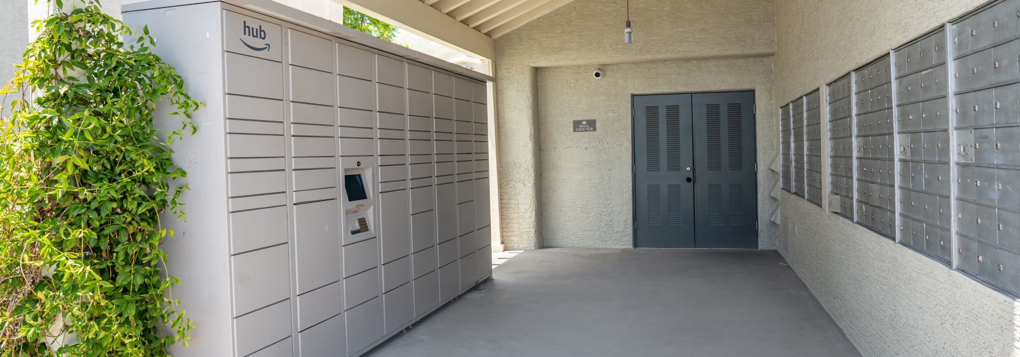 Mail and package lockers at Park at 33rd in Phoenix, Arizona