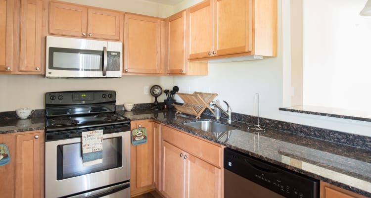 Fully Equipped Kitchen Room at Stonebridge Enclave in Ballston Lake