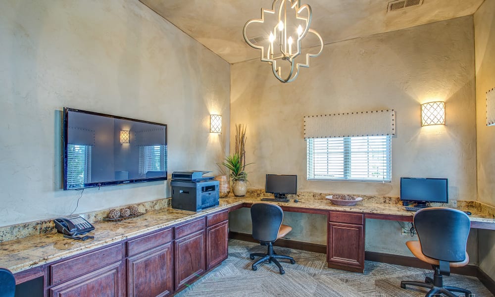 A business center at Tuscany Hills in Tulsa, Oklahoma