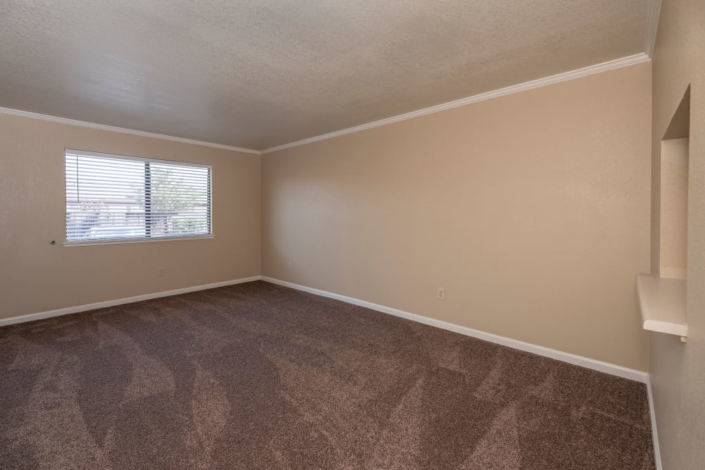 Living room area at Lodi Commons Senior Living in Lodi, California