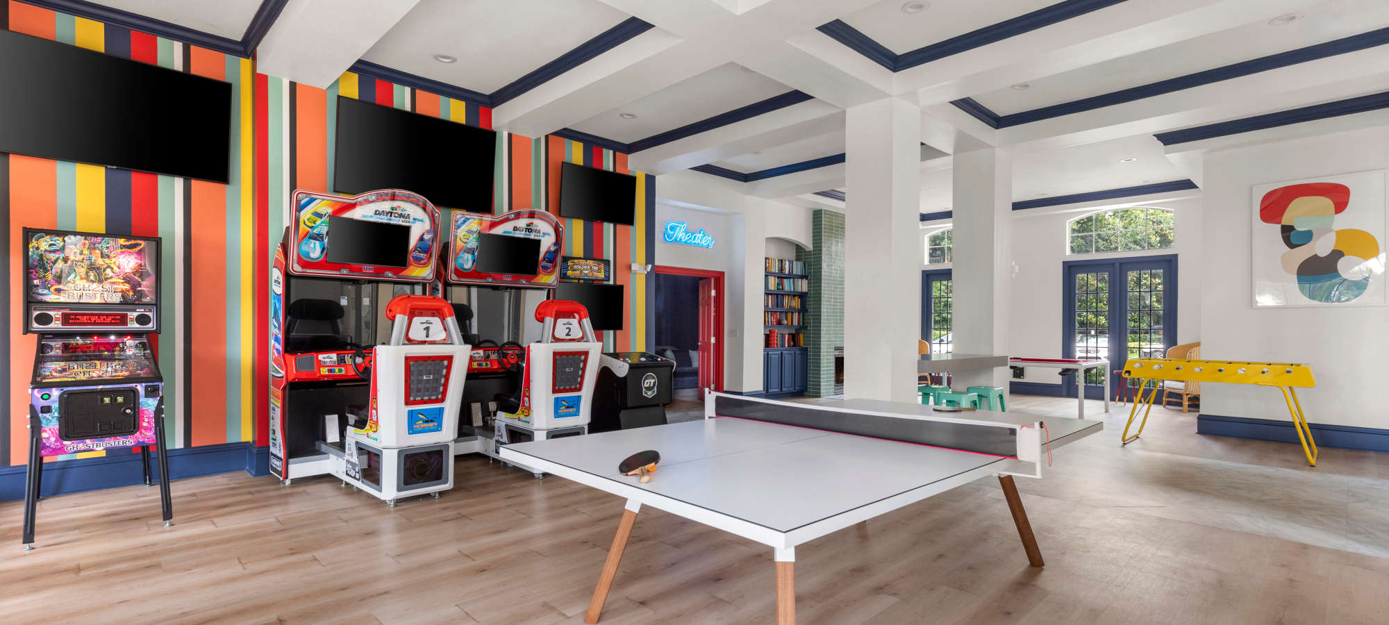 Arcade & Activity area at Harbortown Apartments in Orlando, FL