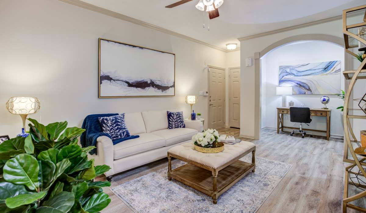 living room at Sonterra Heights in San Antonio, Texas