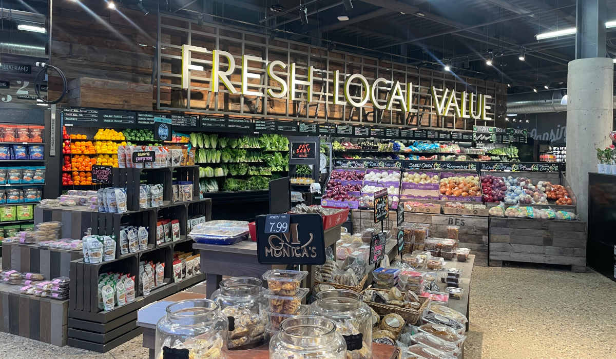 Grocery pic atBrick Row in Lansing, Michigan