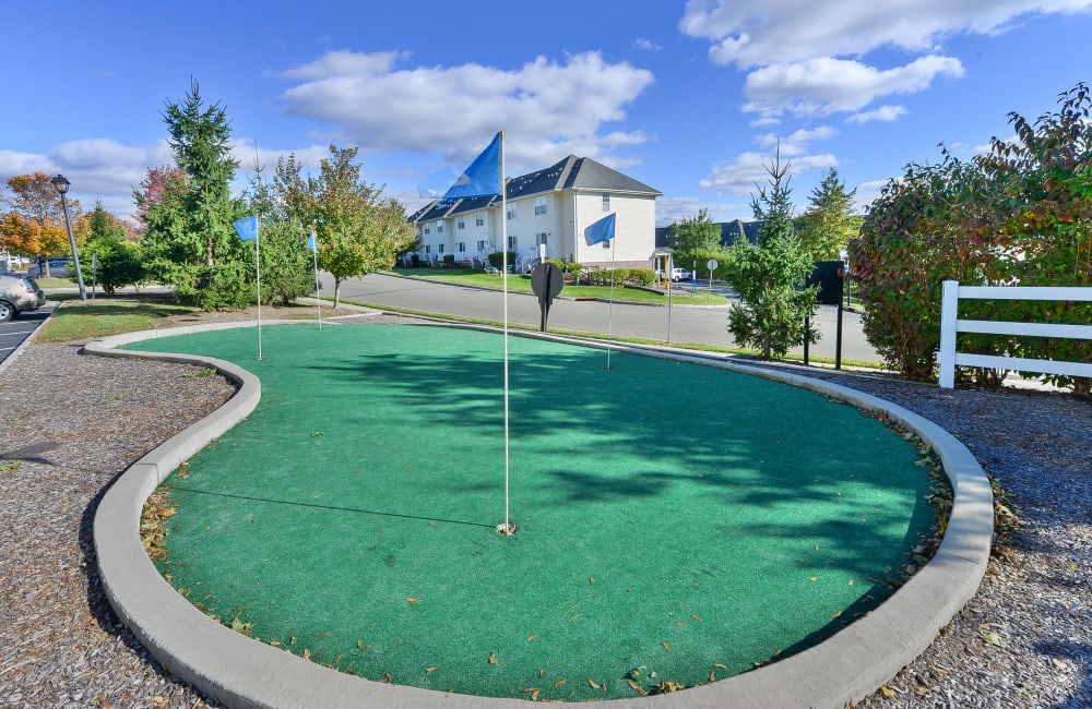 Mews at Annandale Townhomes offers a putting green in Annandale, NJ