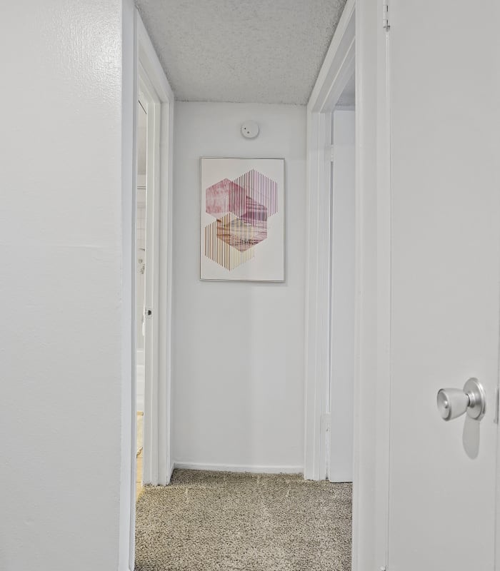 Hallway at Double Tree Apartments in El Paso, Texas