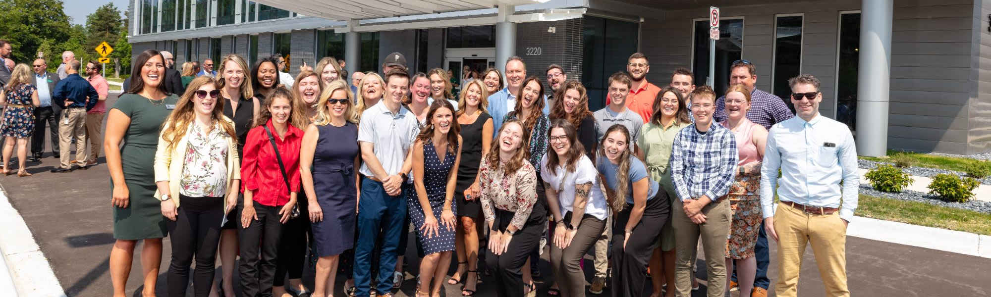 Young workers at Gillespie Group in Lansing, Michigan