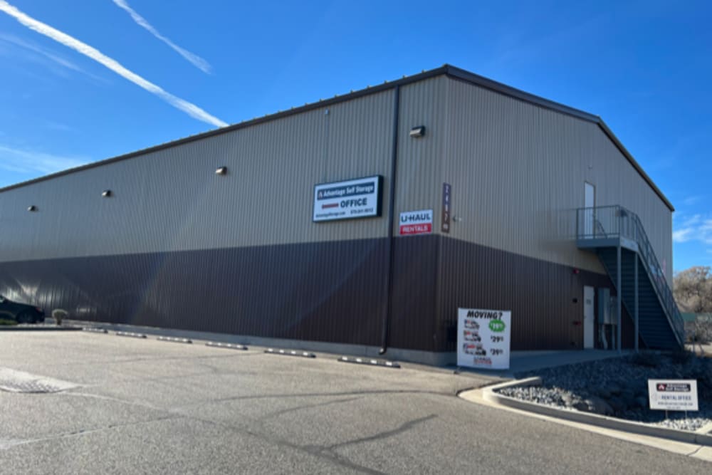the exterior of the building at Advantage Self Storage - Brach Drive in Grand Junction, Colorado