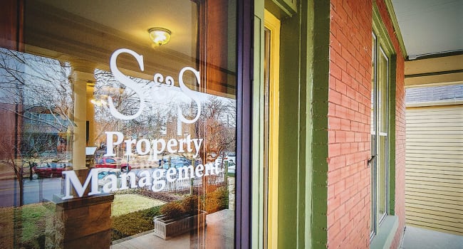 The office at S&S Property Management in Nashville, Tennessee