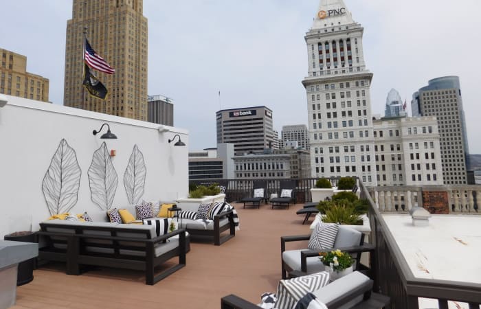 The Reserve at 4th and Race rooftop bar