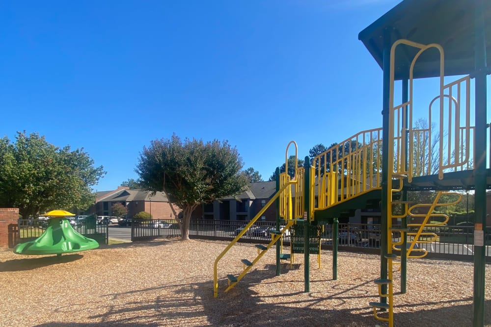 Resident children's playground at Greenleaf Apartments in Phenix City, Alabama