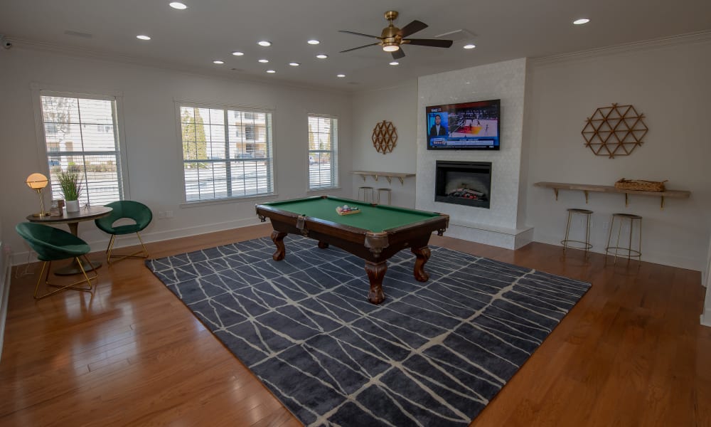 Billiards room at Lexington Park Apartment Homes in North Little Rock, Arkansas
