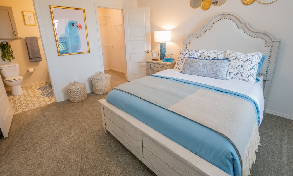 Bedroom at 24Hundred Apartments in Oklahoma City, OK