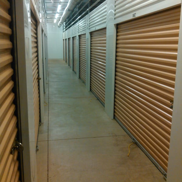 Climate-controlled indoor storage units at StorQuest Self Storage in Louisville, Colorado