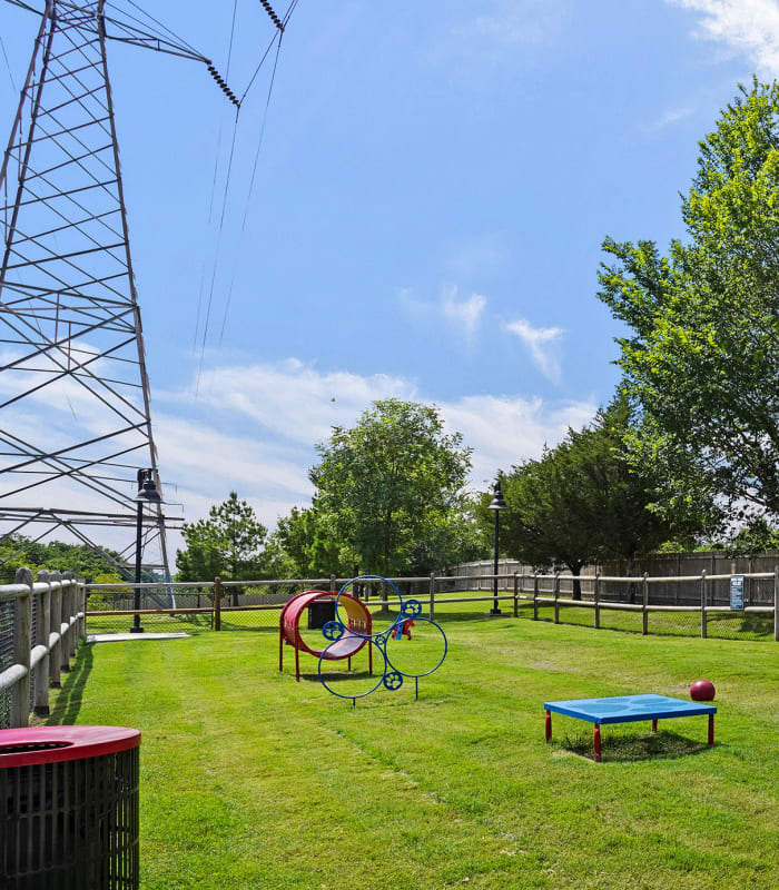 Dog park of Cottages at Tallgrass Point Apartments in Owasso, Oklahoma
