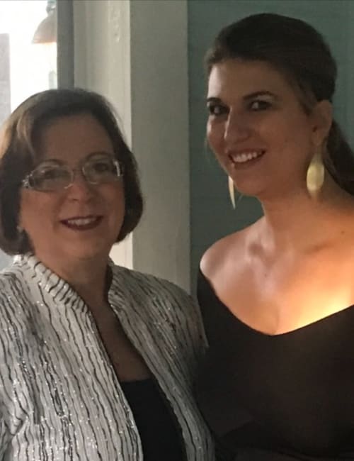 A resident poses for a picture with her daughter at Inspired Living in Delray Beach, Florida.