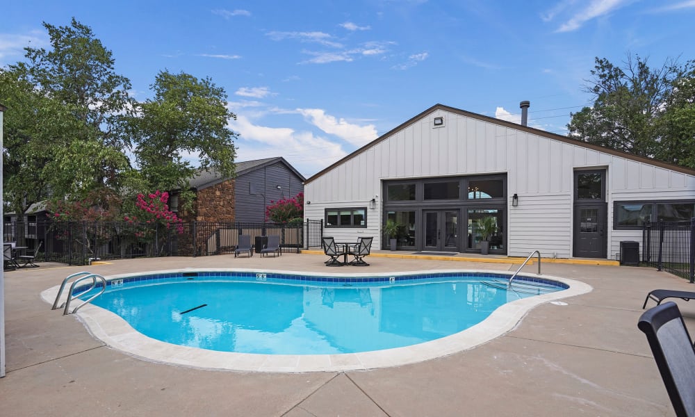 Pool at Apple Creek Apartments in Stillwater, Oklahoma
