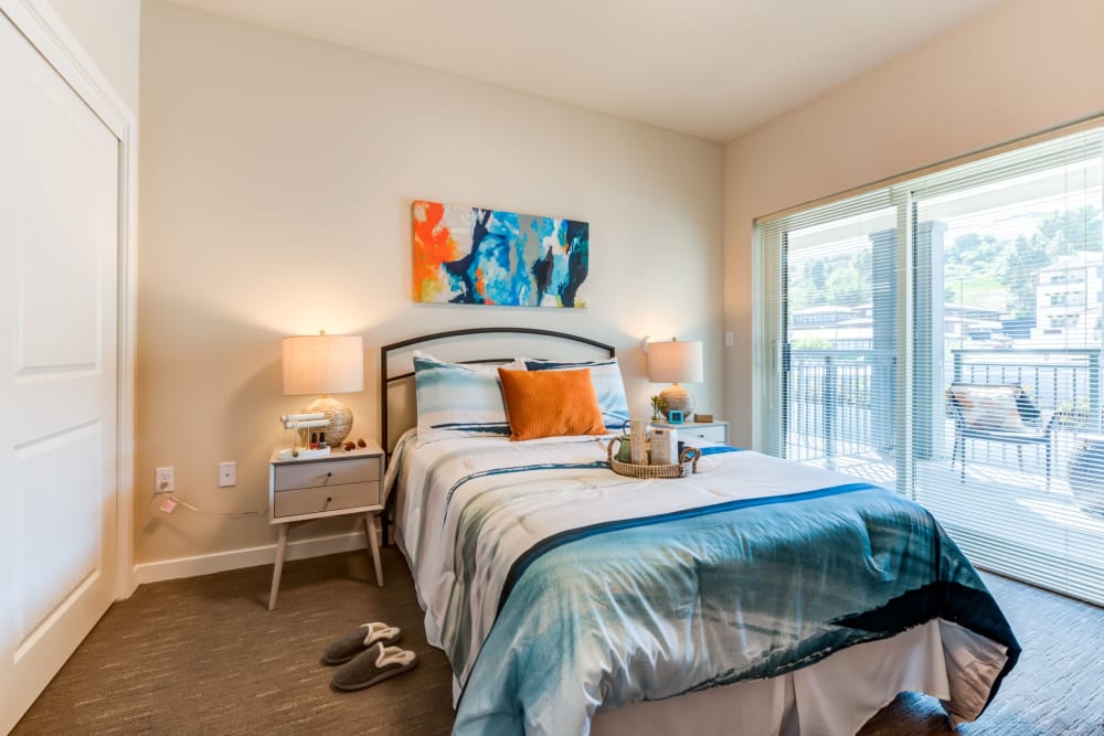 Hardwood flooring at Merrill Gardens at Rolling Hills Estates in Rolling Hills Estates, California. 