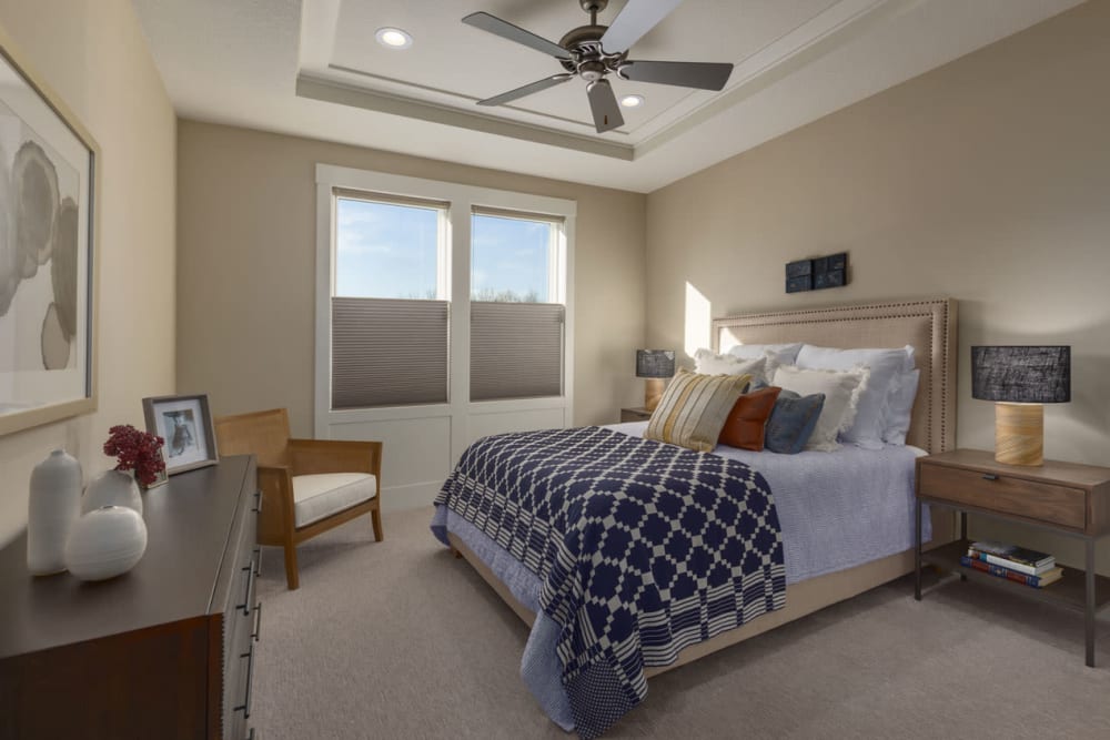 Bedroom at Touchmark at Fairway Village in Vancouver, Washington