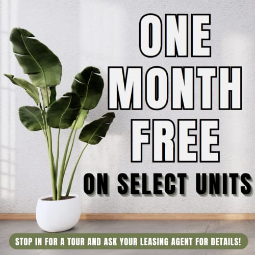 Lakeridge Heights June Special -1 month free on Select Units. Limited Availability - Act Fast! **Discount applies after first full months rent.