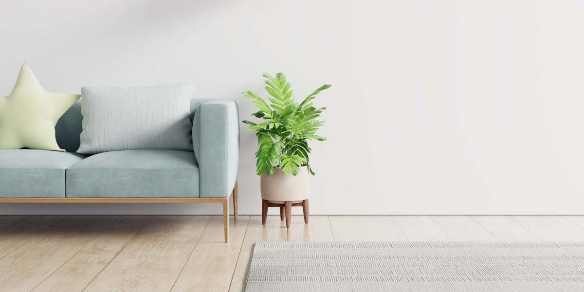 Couch at Sunrise Fountains in Anaheim, California