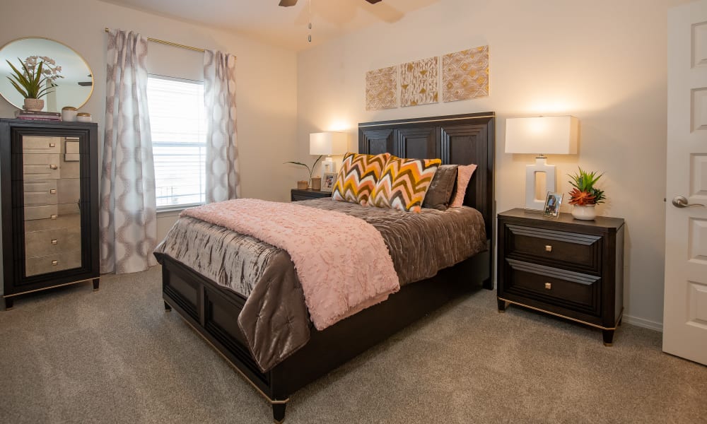 Very spacious bedroom with lots of natural light at Artisan Crossing in Norman, Oklahoma