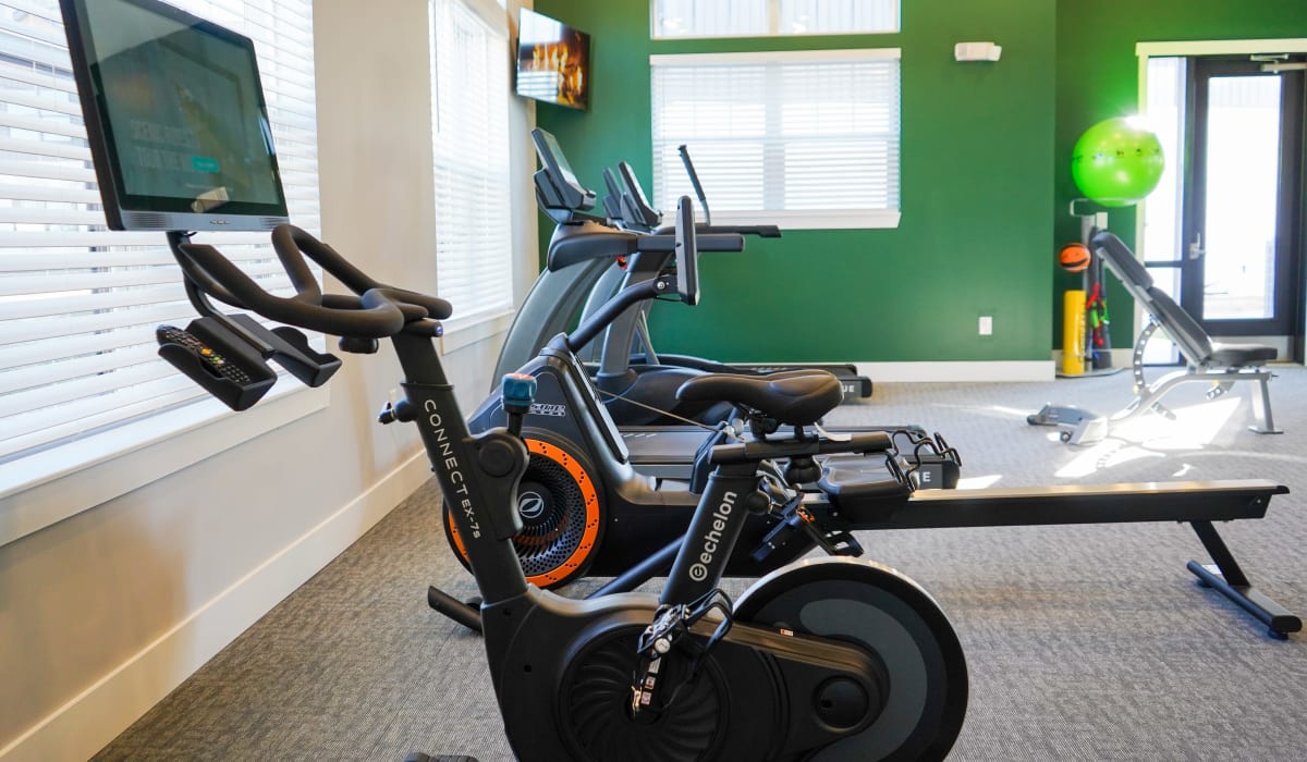 Enjoy apartments with a gym at Meribel in Springboro, OH