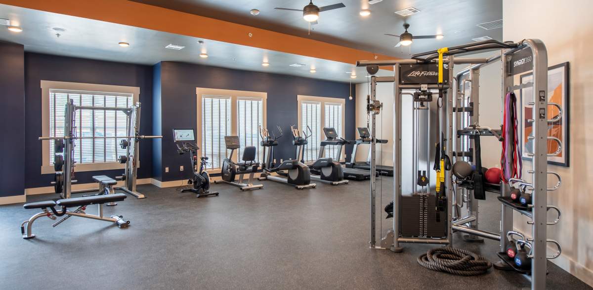 State-of-the-art fitness center at Palmer's Creek, Fredericksburg, Virginia