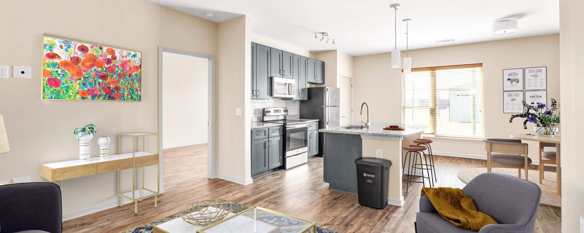 Rendering of bathroom at Lofts at Capricorn in Macon, Georgia