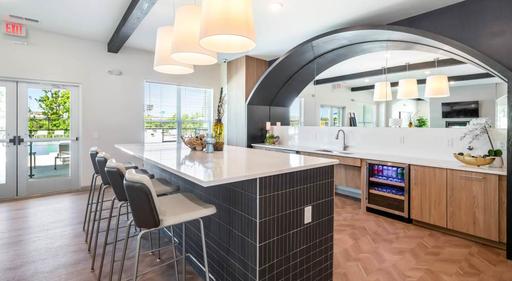 Clubhouse kitchen at Jasper in St Peters, Missouri