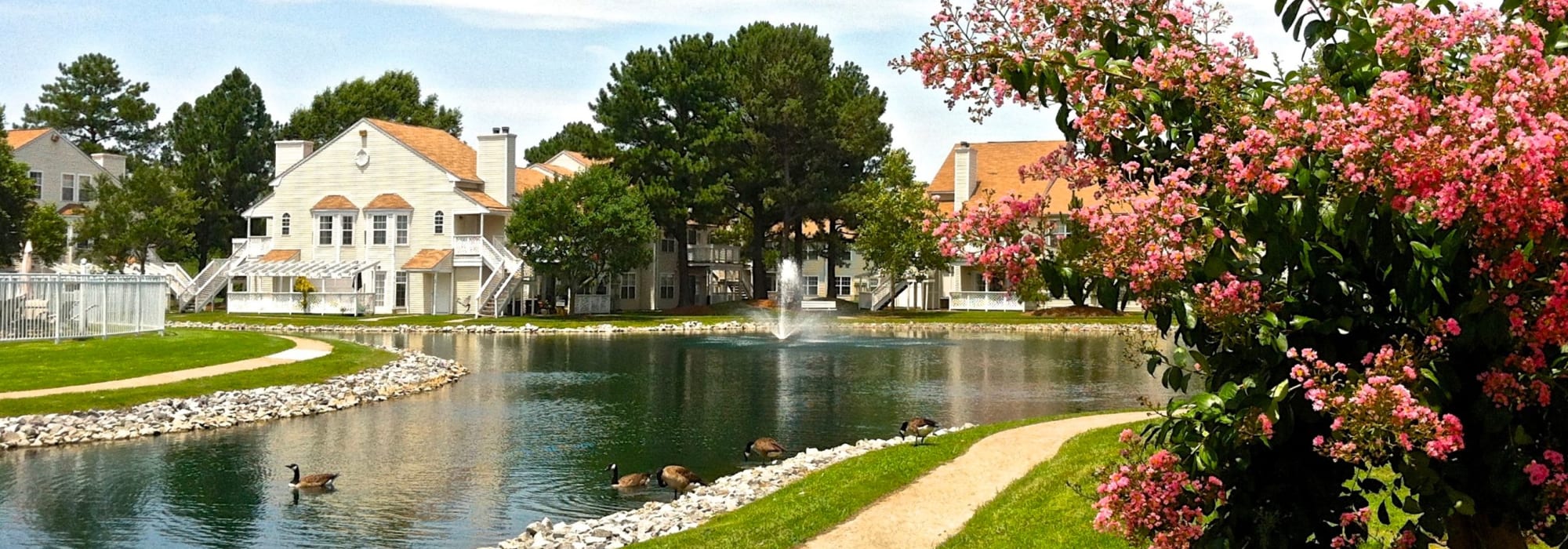 community pong and water feature at Clark-Whitehill Enterprises, Inc. in Virginia Beach, Virginia