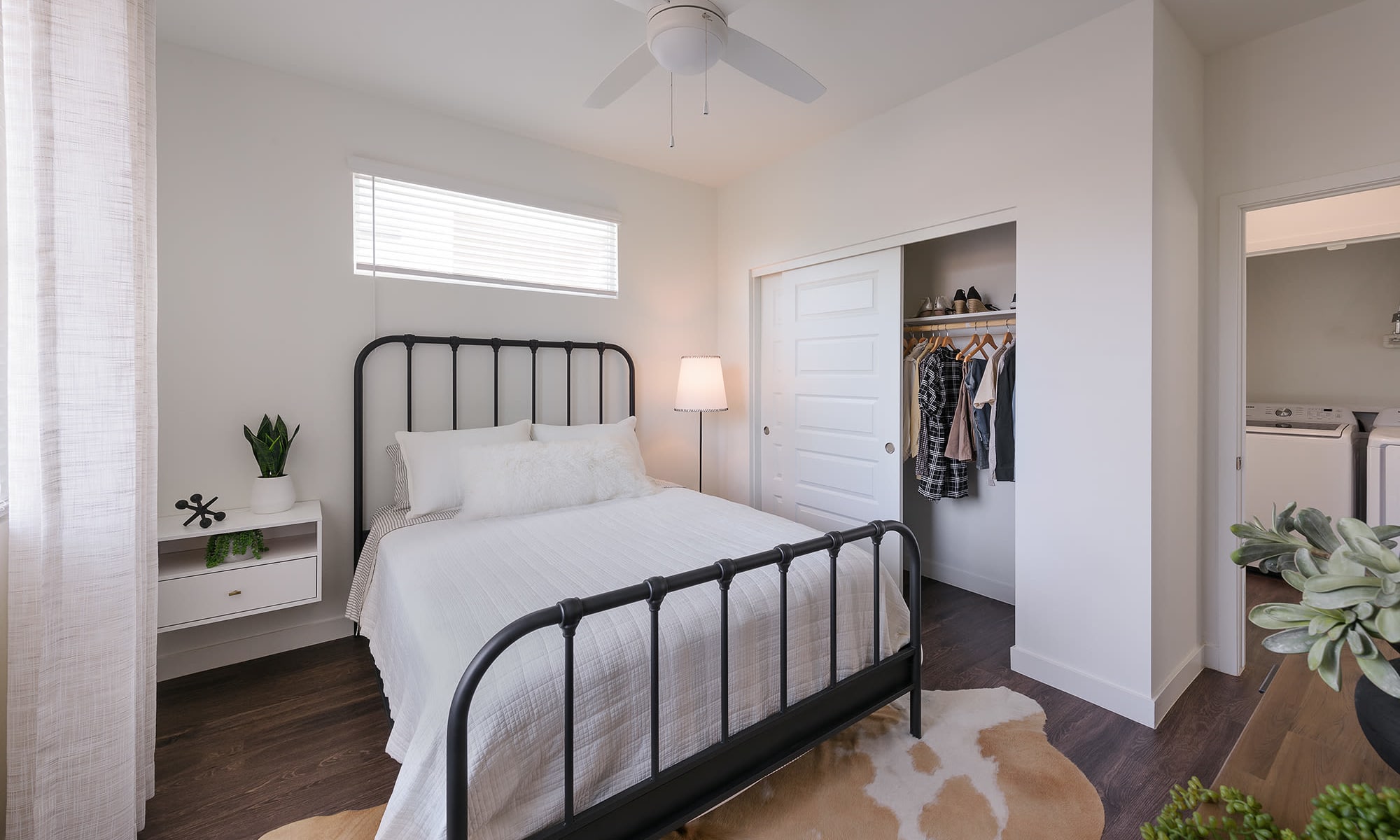Spacious bedroom at Sanctuary at South Mountain in Phoenix, Arizona