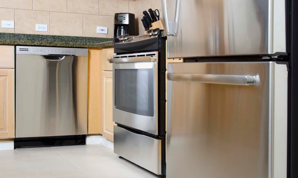 Kitchen with dishwasher The Courtyards At Fishing Creek in Chesapeake Beach, Maryland 