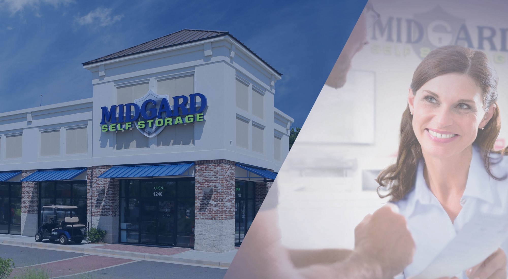 Self storage at Midgard Self Storage in Roswell, Georgia