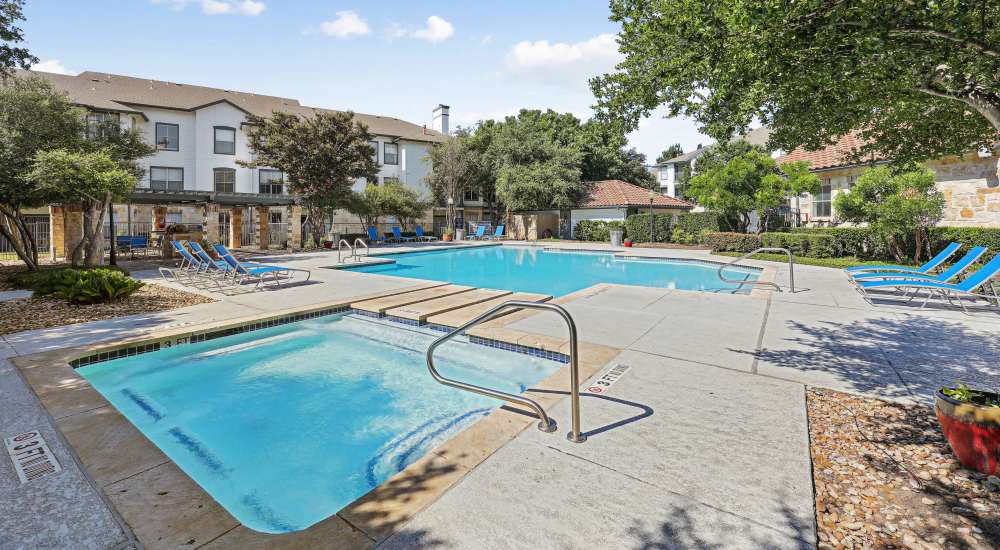 Swimming pool at Sutton in Austin, Texas 