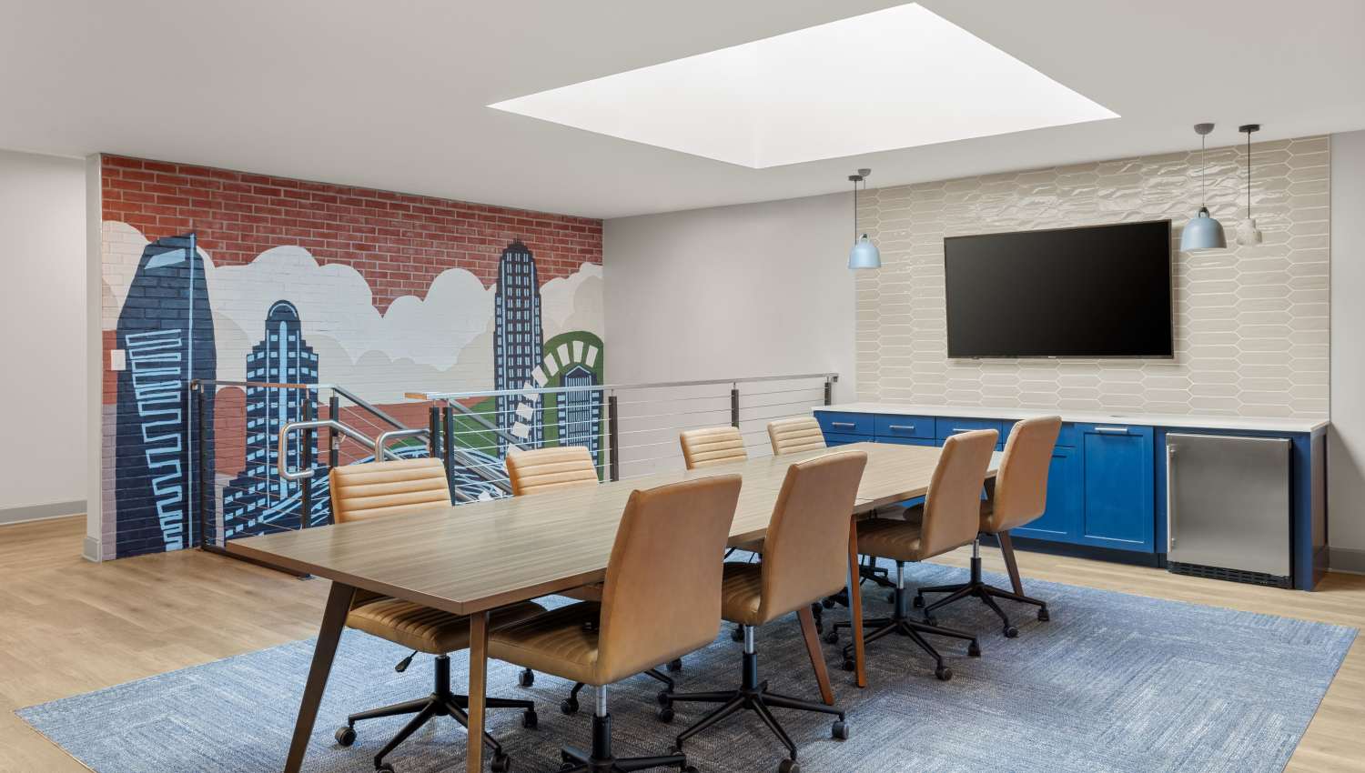 Community resident lounge at Cielo in Charlotte, North Carolina