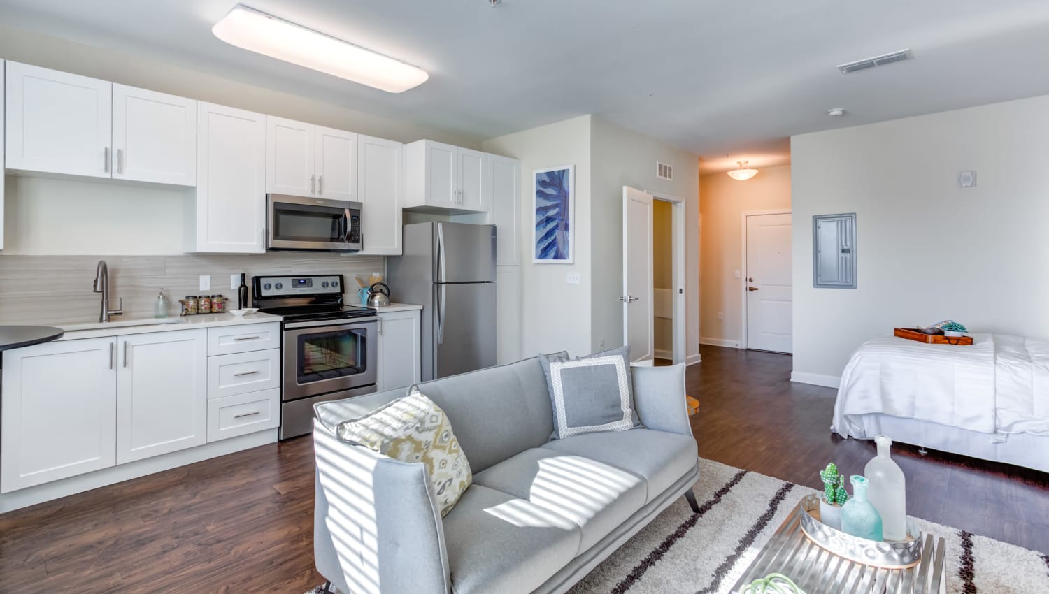 Cozy studio layout at The Point at Town Center in Jacksonville, Florida