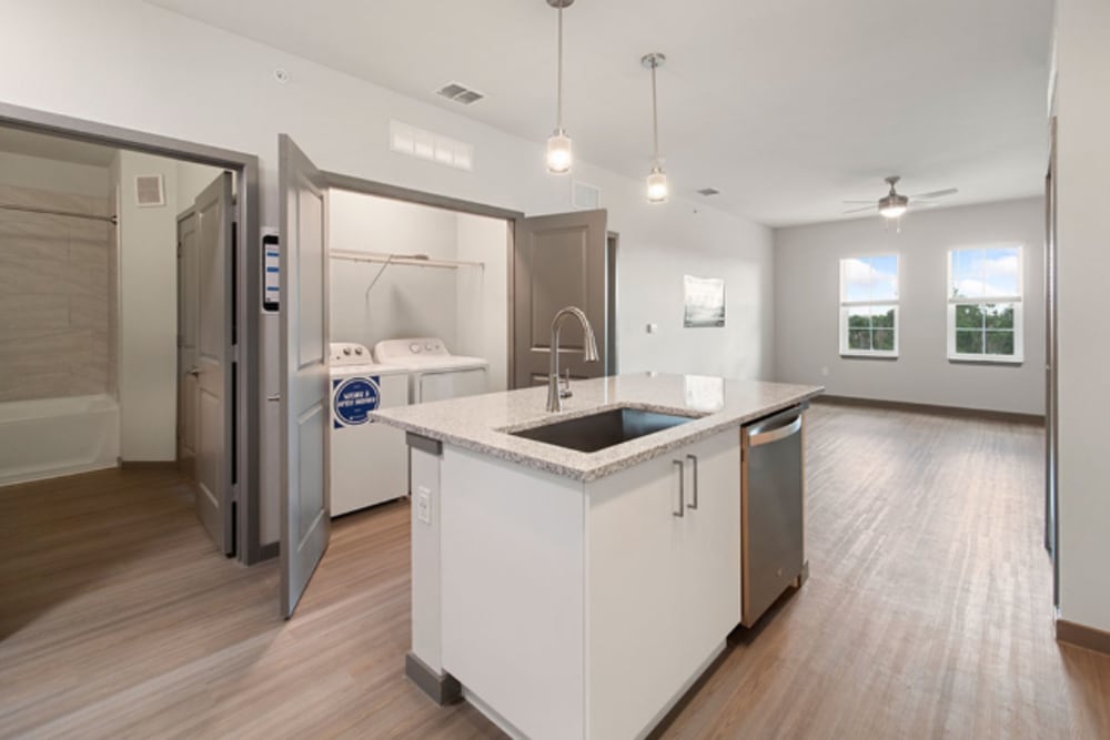 Beautiful open floor plan apartment with washer and dryer at Murano at Three Oaks in Fort Myers, Florida