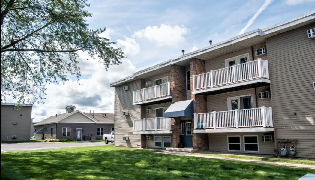 Exterior view of Harborside Manor in Liverpool
