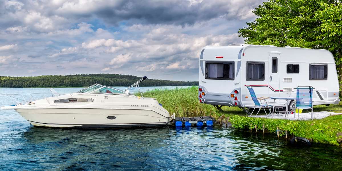 RV at Springfield RV and Boat Storage in Springfield, Oregon