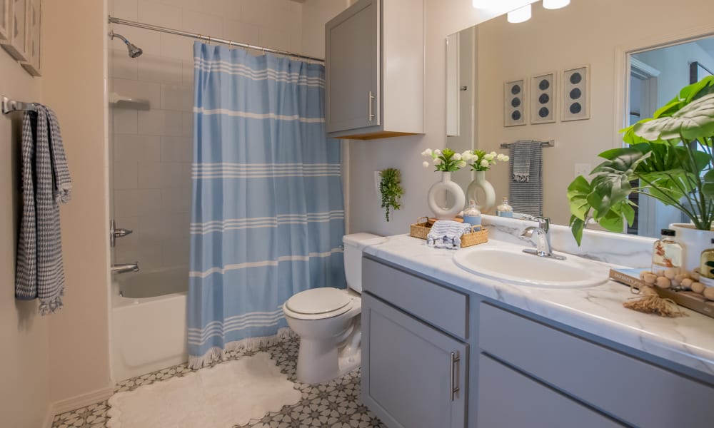 Bathroom at 24Hundred Apartments in Oklahoma City, OK