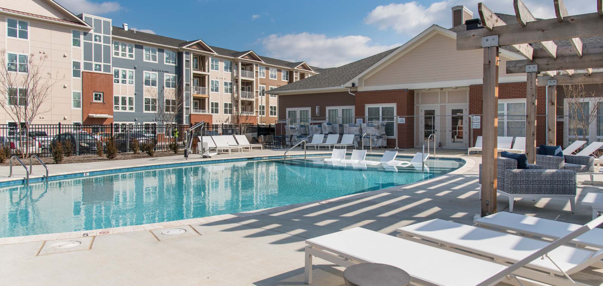 Swimming pool at Palmer's Creek, Fredericksburg, Virginia