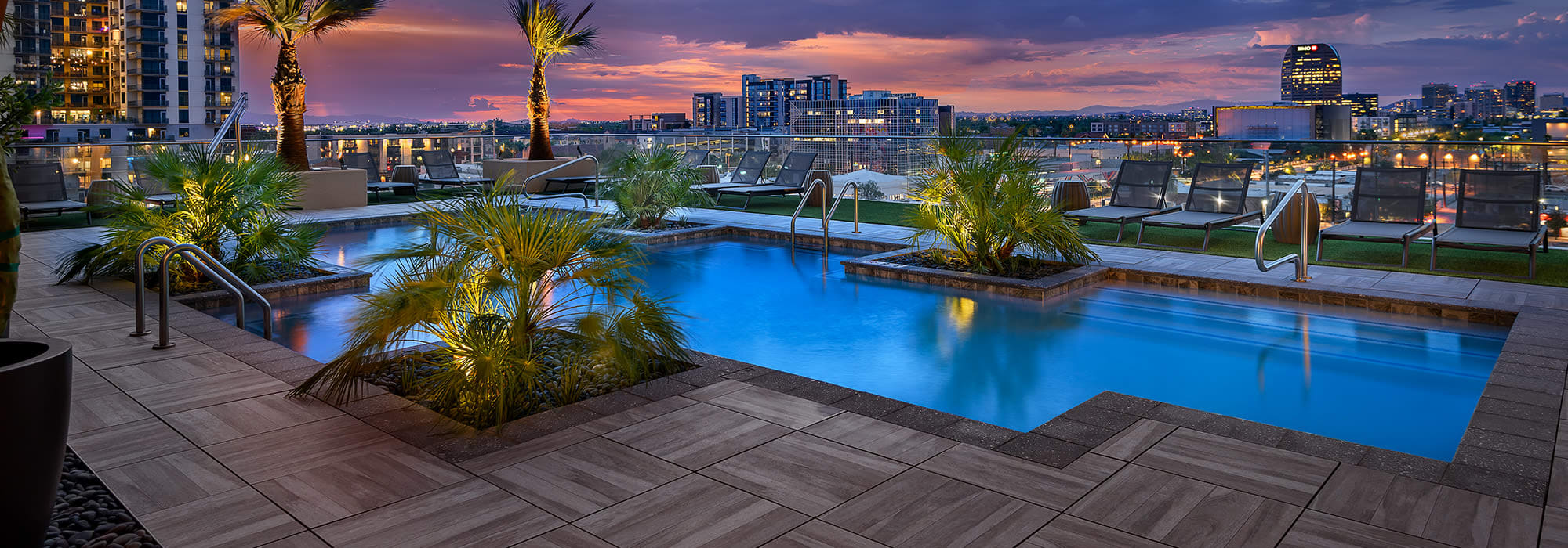 Swimming pool at Derby in Phoenix, Arizona